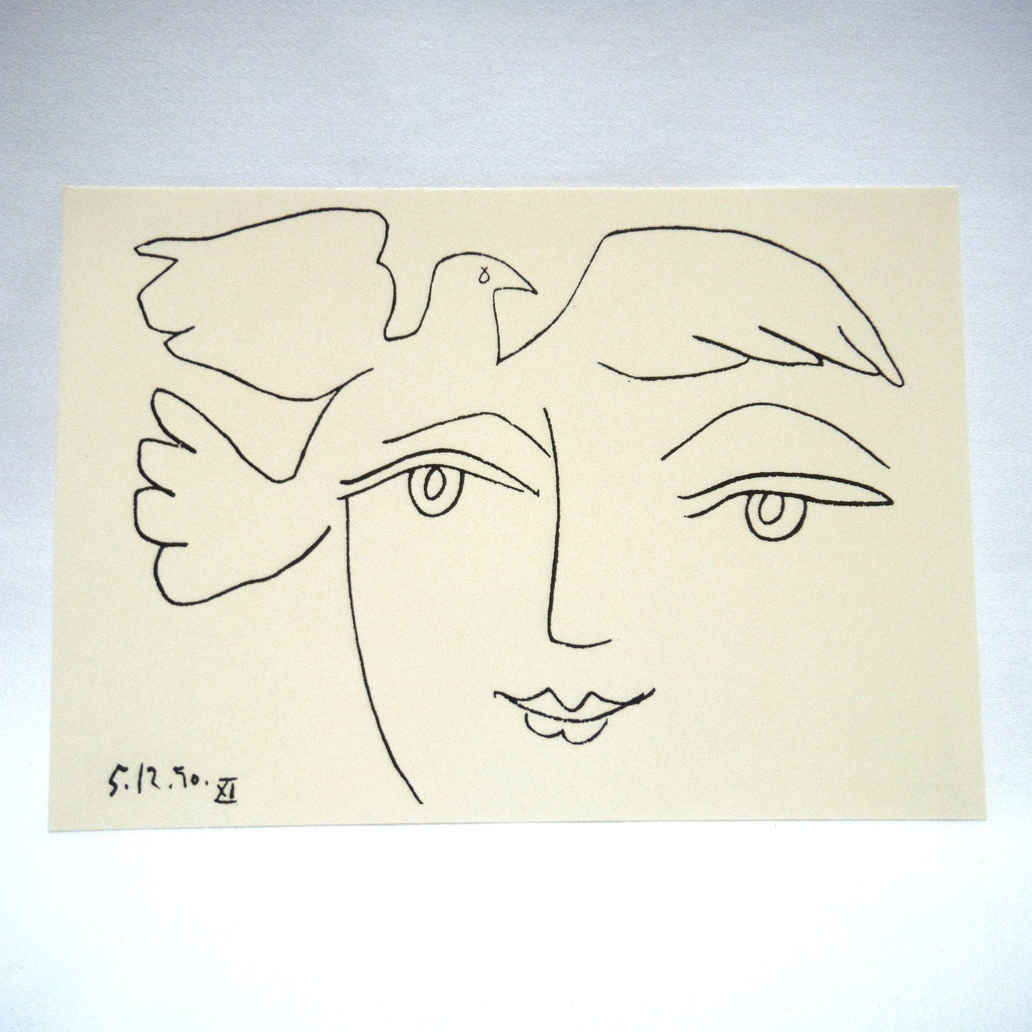 PICASSO POSTCARDS and ENVELOPES SLIPSET, Pack of 10 cartes postales by Hazan 2001, Printed in France