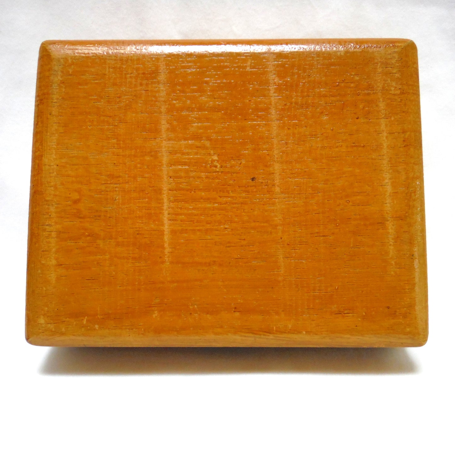 Vintage Wood Cigar Box with Hinged-Lid Working-Lock Humidor, 'INVINCIBLES DE BENSON AND HEDGES
