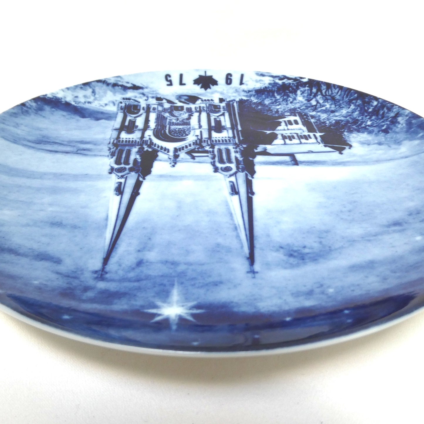 1975 Commemorative Plate Celebrating The Basilica of Sainte-Anne-de-Beaupré in Quebec, Made by Hutschenreuther of Germany