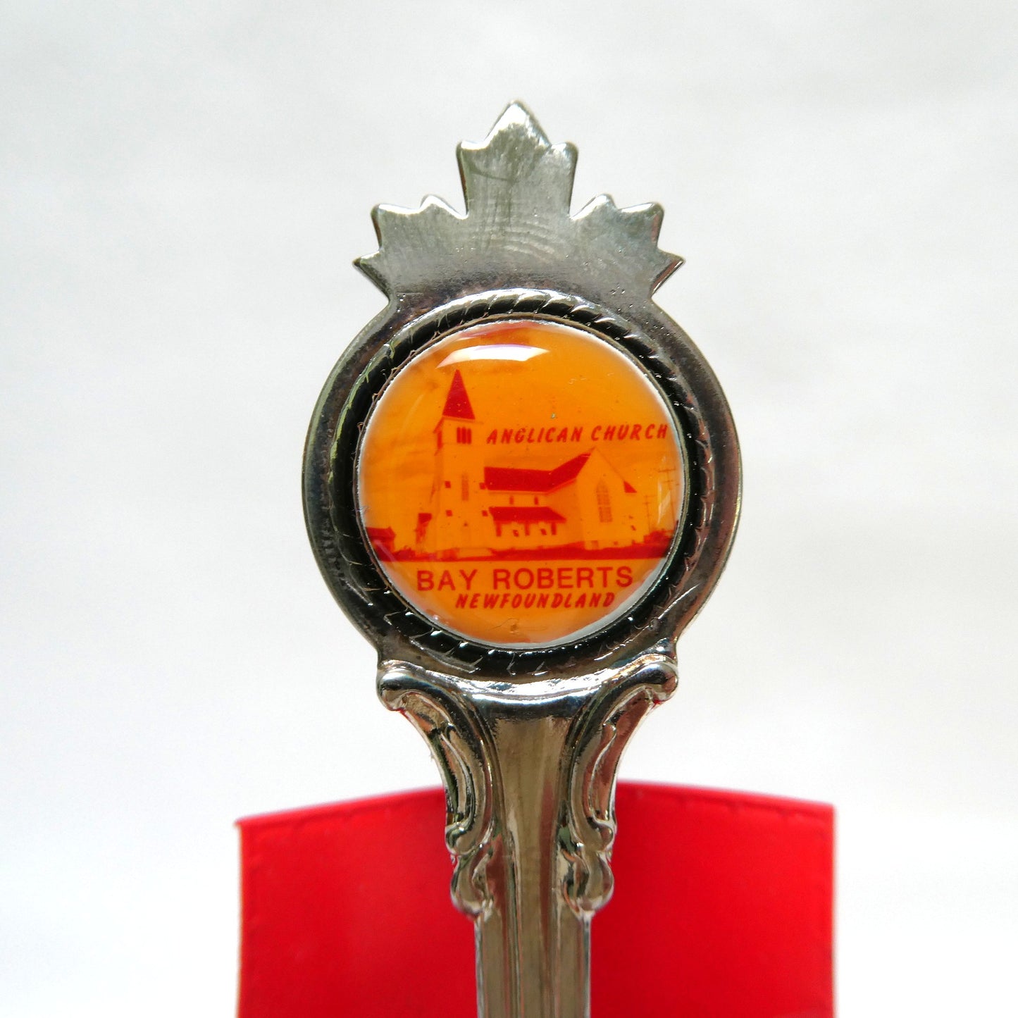 Vintage Collectible Souvenir Spoon: Bay Roberts Anglican Church of Newfoundland, Canada