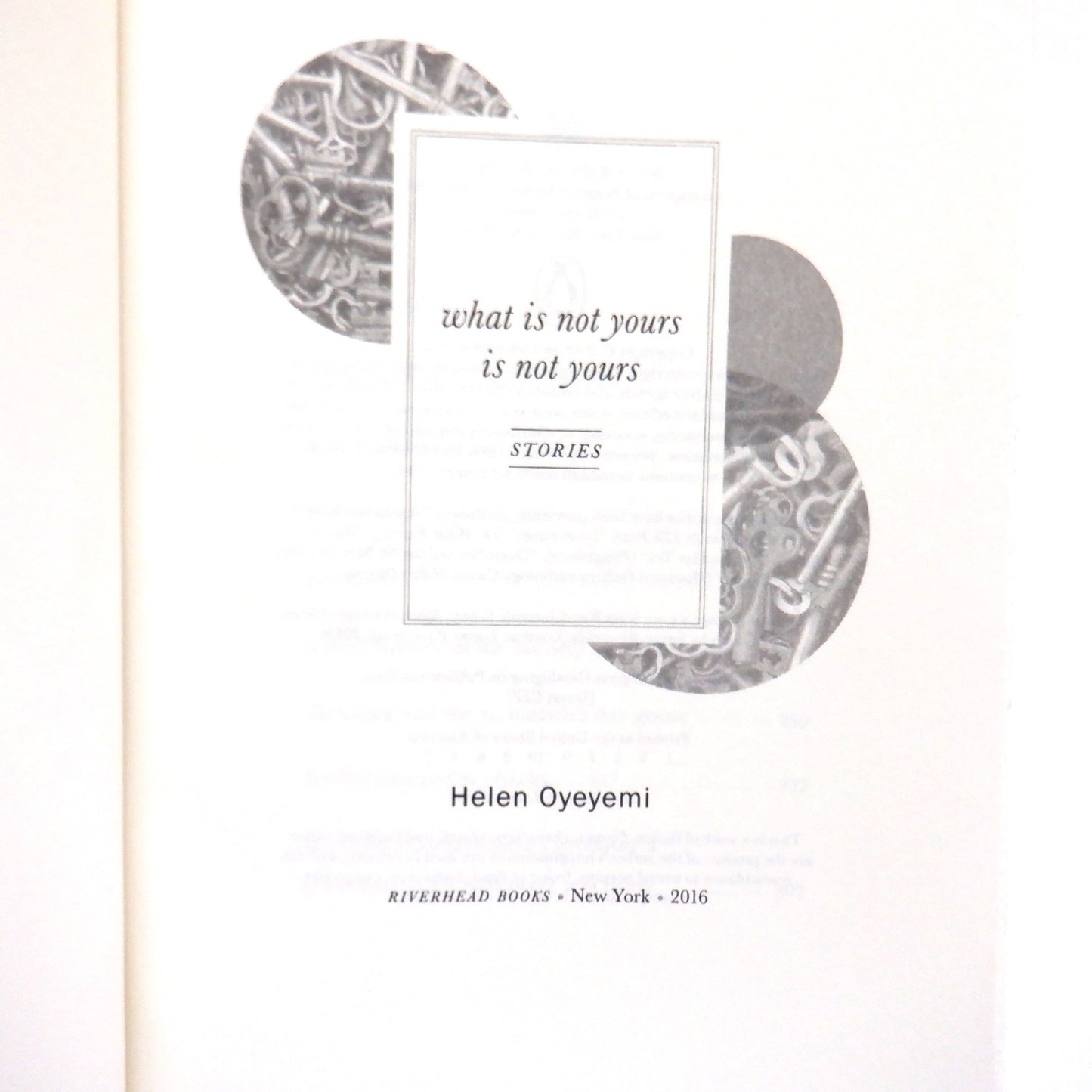 WHAT IS NOT YOURS IS NOT YOURS, Stories by Helen Oyeyemi (2016-RARE Uncorrected Proof Edition)