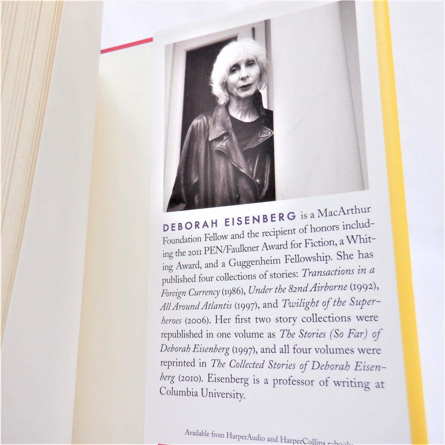 YOUR DUCK IS MY DUCK, Stories by Deborah Eisenberg (2018 1st Ed.)