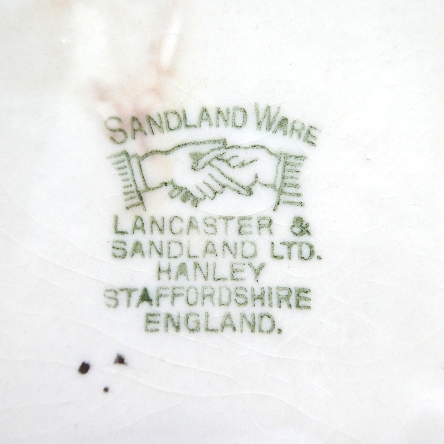 Sandland Silver Lusterware SMALL SQUARE COVERED BUTTER DISH, by Sandland Ware of England