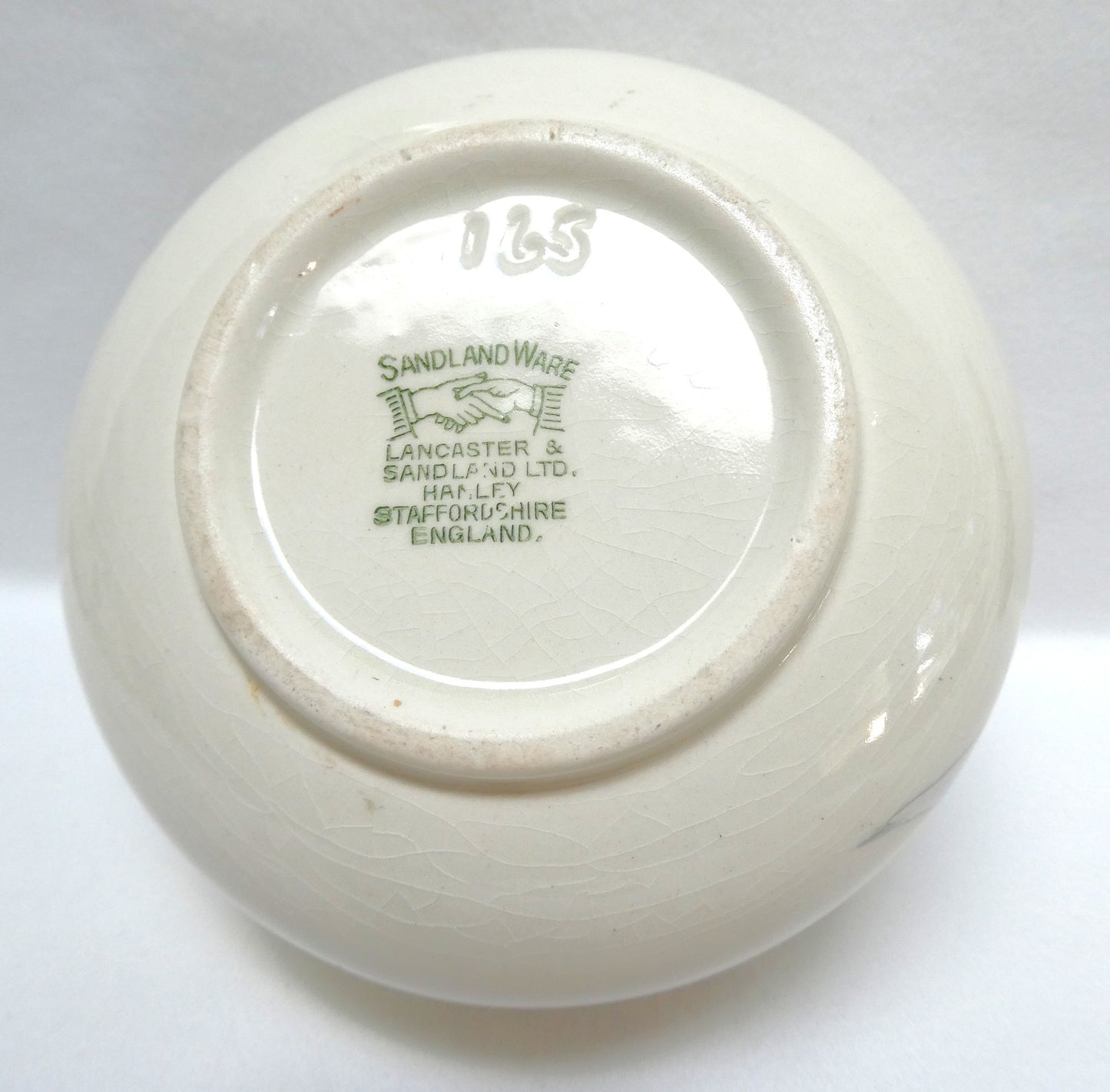 Sandland Silver Lusterware FLORAL DESIGN OPEN SUGAR BOWL, by Sandland Ware of England