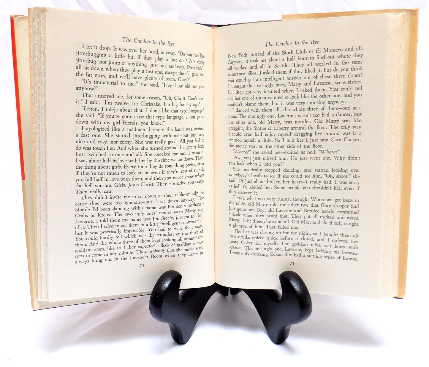 THE CATCHER IN THE RYE, A Novel by J.D. Salinger (Little, Brown & Company, Book Club Edition) 1951