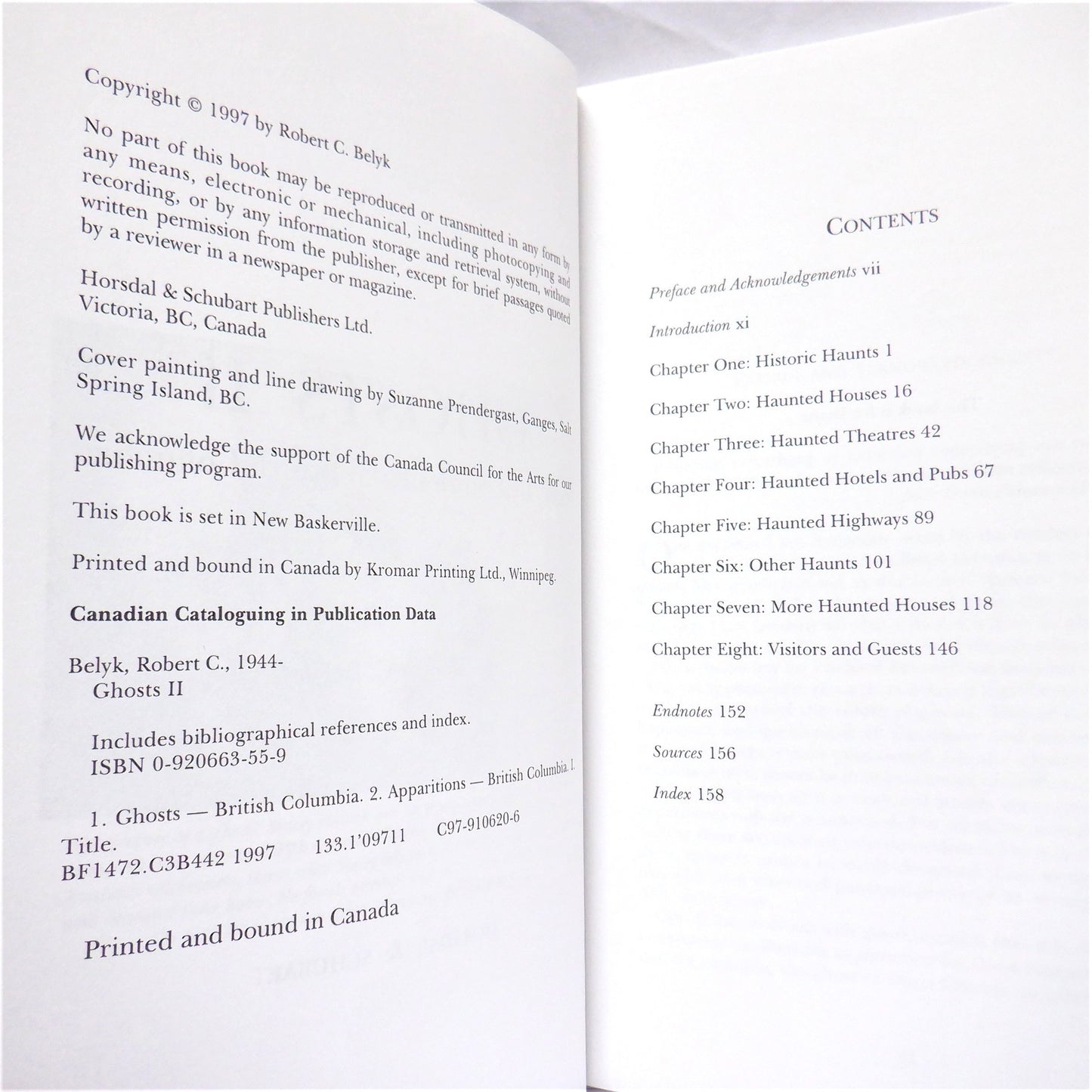 GHOSTS II, More True Stories From British Columbia, by Robert C. Belyk (1997 1st Ed.)
