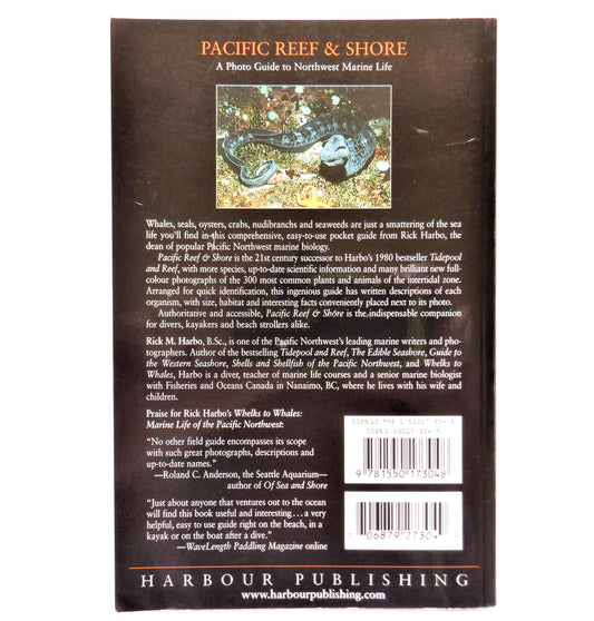 PACIFIC REEF & SHORE, A Photo Guide to Northwest Marine Life, by R. M. Harbo, (2006 1st Ed.)