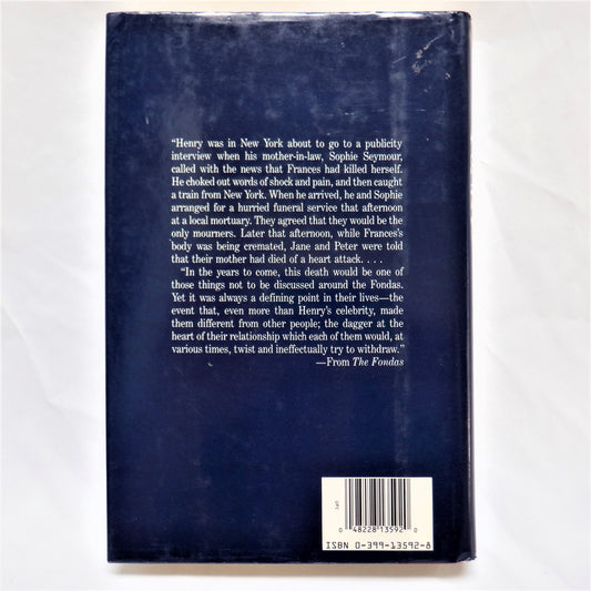 THE FONDAS, A HOLLYWOOD DYNASTY, by Peter Collier (1991 1st Ed.)