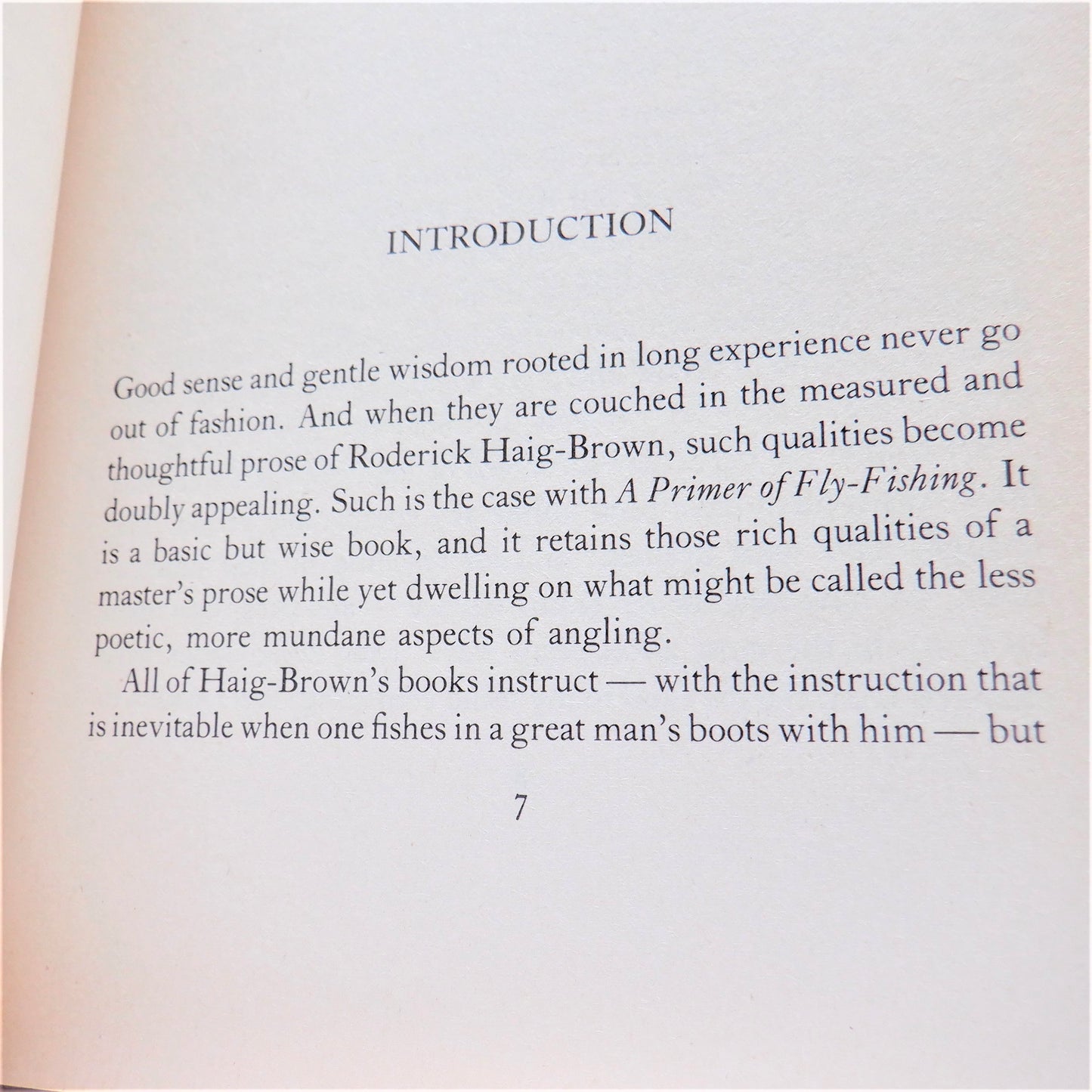 A PRIMER OF FLY-FISHING, by Roderick Haig-Brown, 1982