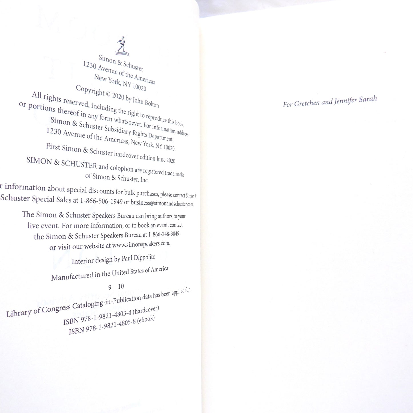 THE ROOM WHERE IT HAPPENED, A White House Memoir by John Bolton (2020 1st Ed.)