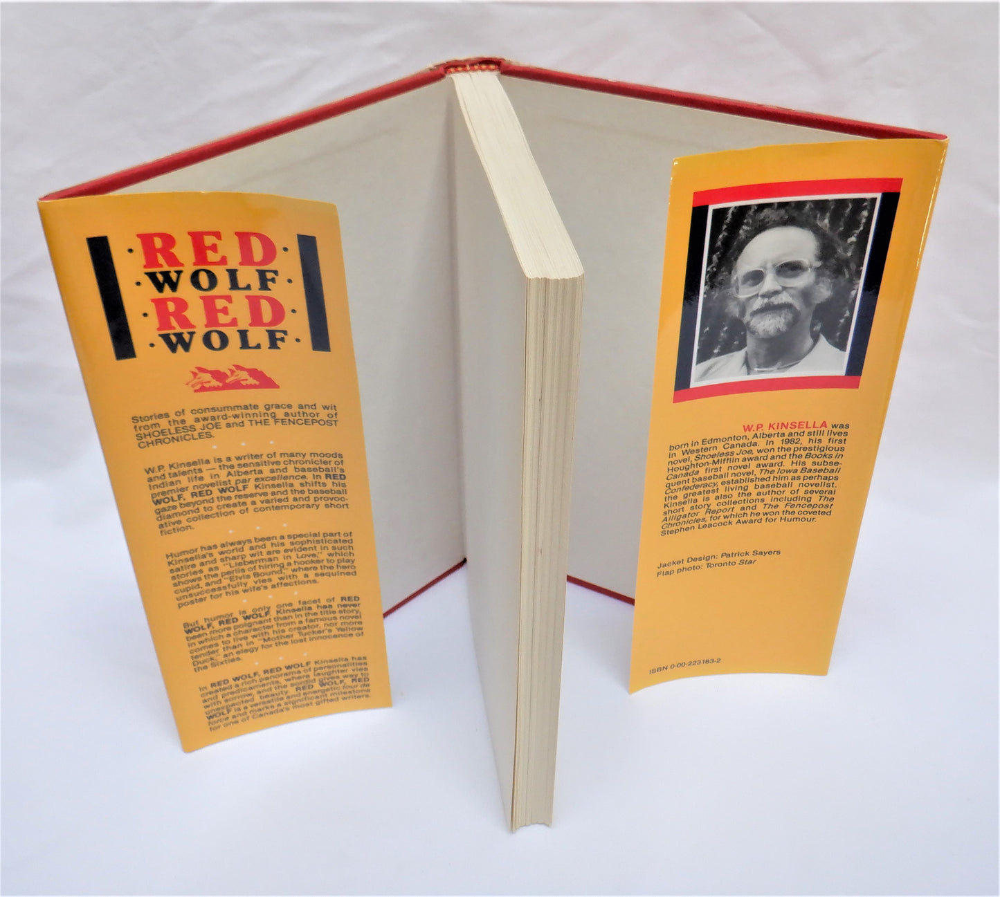 RED WOLF, RED WOLF, Short Stories by W.P. Kinsella (1987 1st Ed.)