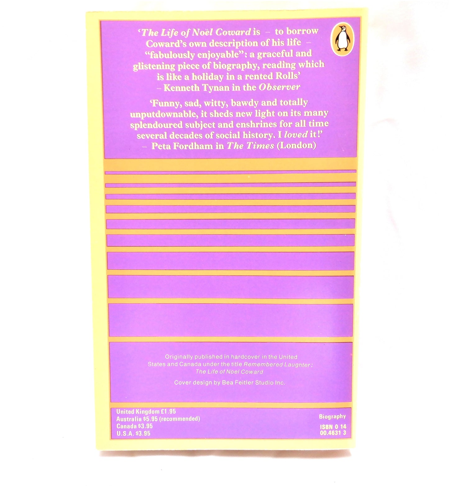THE GREAT ENTERTAINERS! A 3-Book Boxed Edition on Charles Chaplin, Noel Coward, & Peter Ustinov, 1979