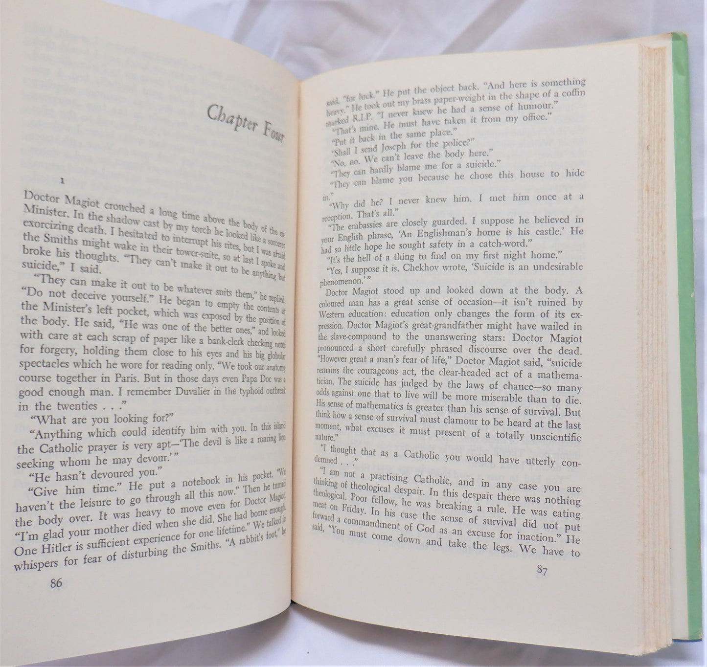 THE COMEDIANS, A Novel by Graham Greene, 1996