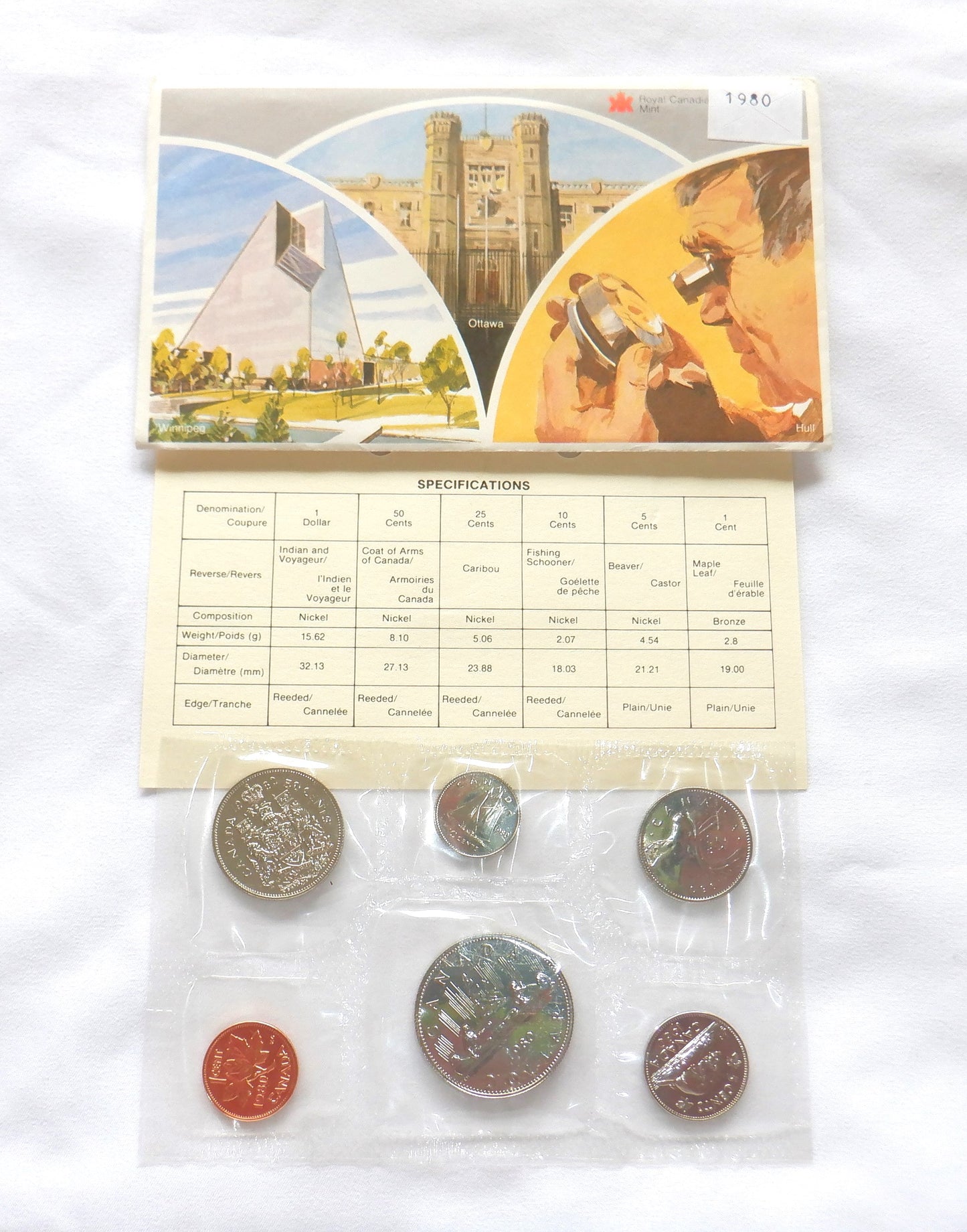 1980 Canadian 6-Coin Proof-Like Uncirculated Set