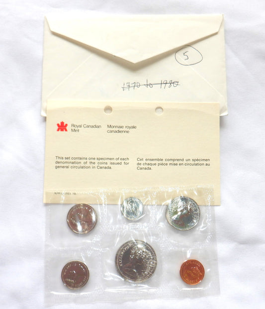 1980 Canadian 6-Coin Proof-Like Uncirculated Set