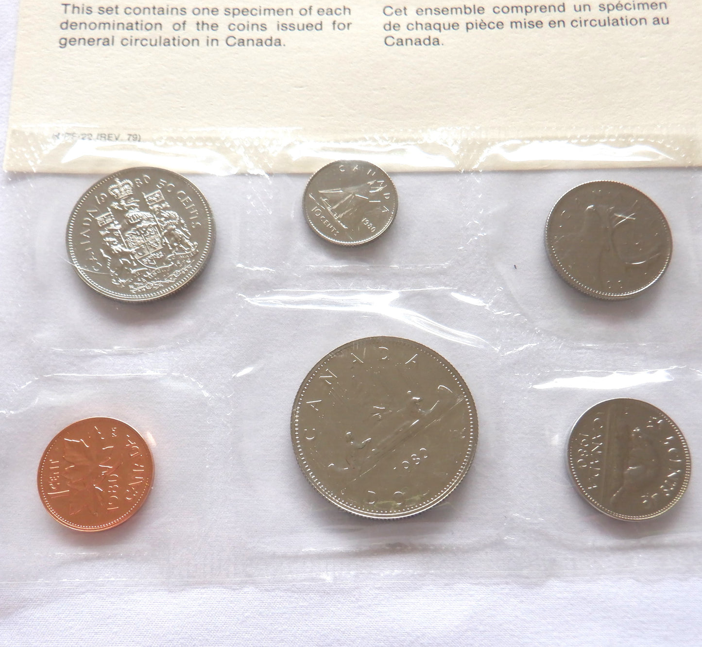 1980 Canadian 6-Coin Proof-Like Uncirculated Set