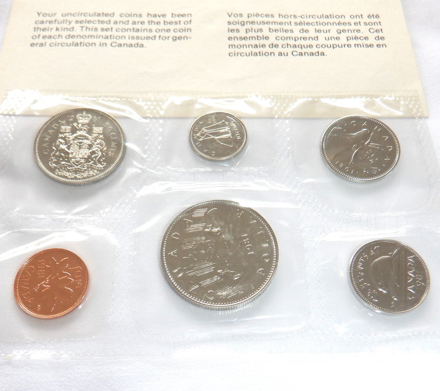 1981 Canadian 6-Coin Proof-Like Uncirculated Set