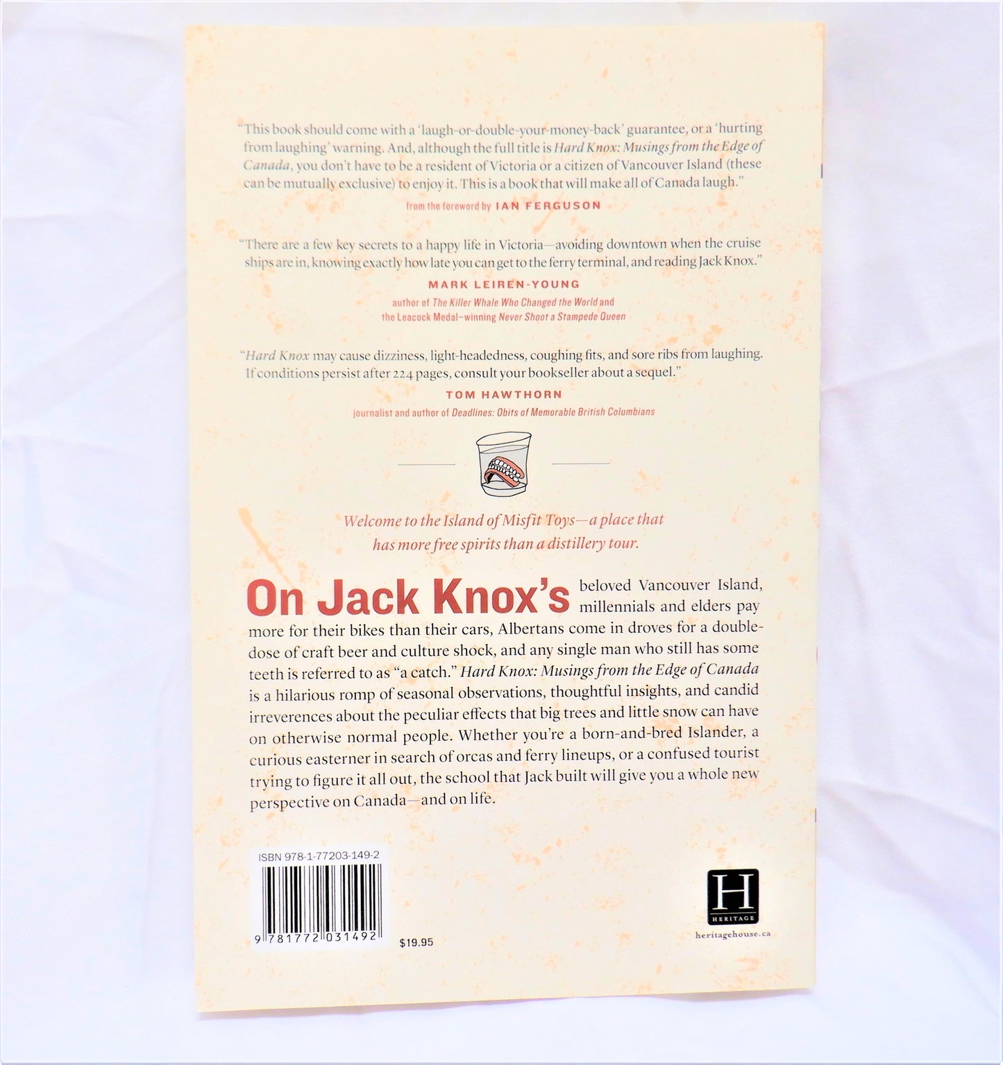 HARD KNOX: Musings from the Edge of Canada, by Jack Knox (1st Ed. SIGNED)