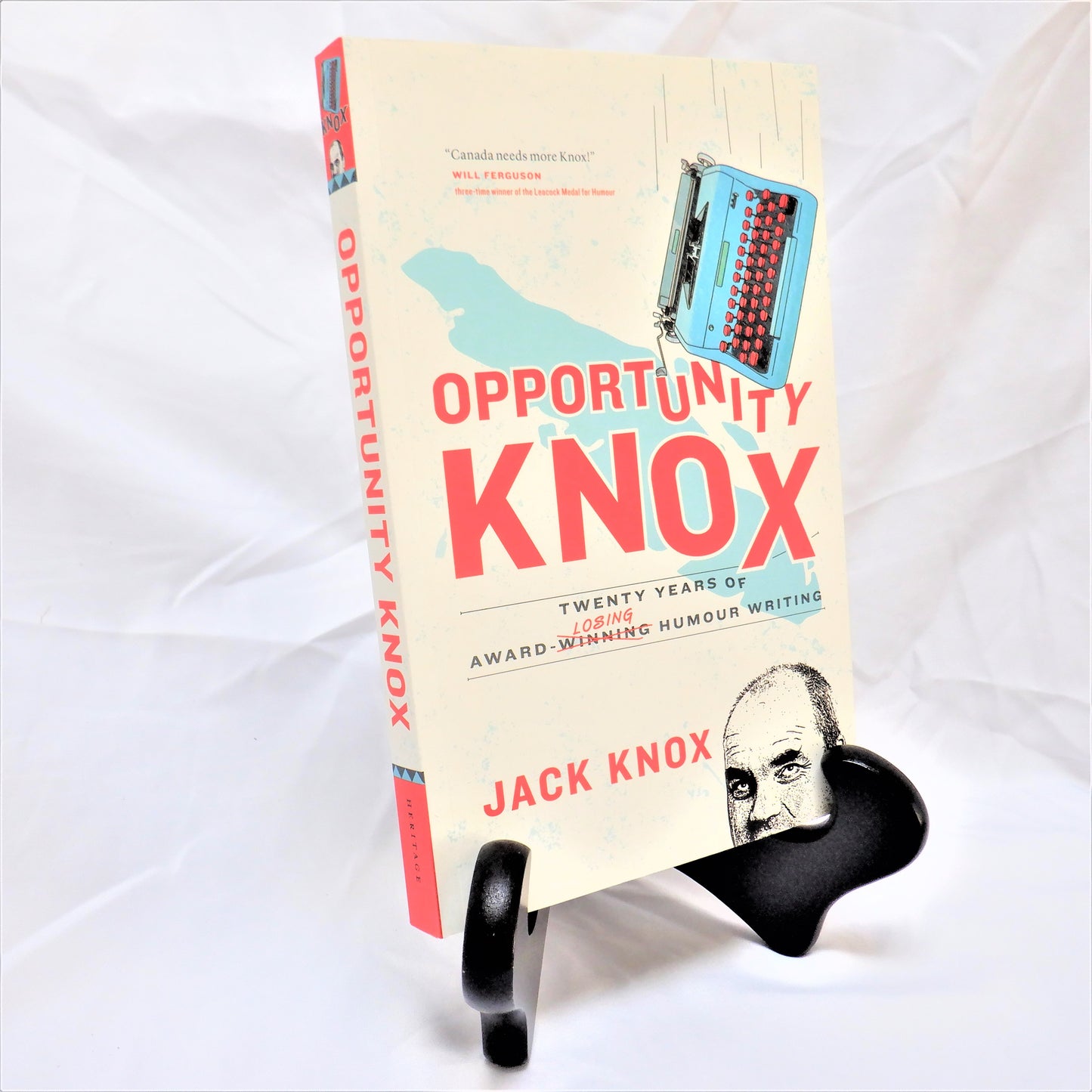 OPPORTUNITY KNOX: Twenty Years of Award-Losing Humour Writing, by Jack Knox (1st Ed. SIGNED)