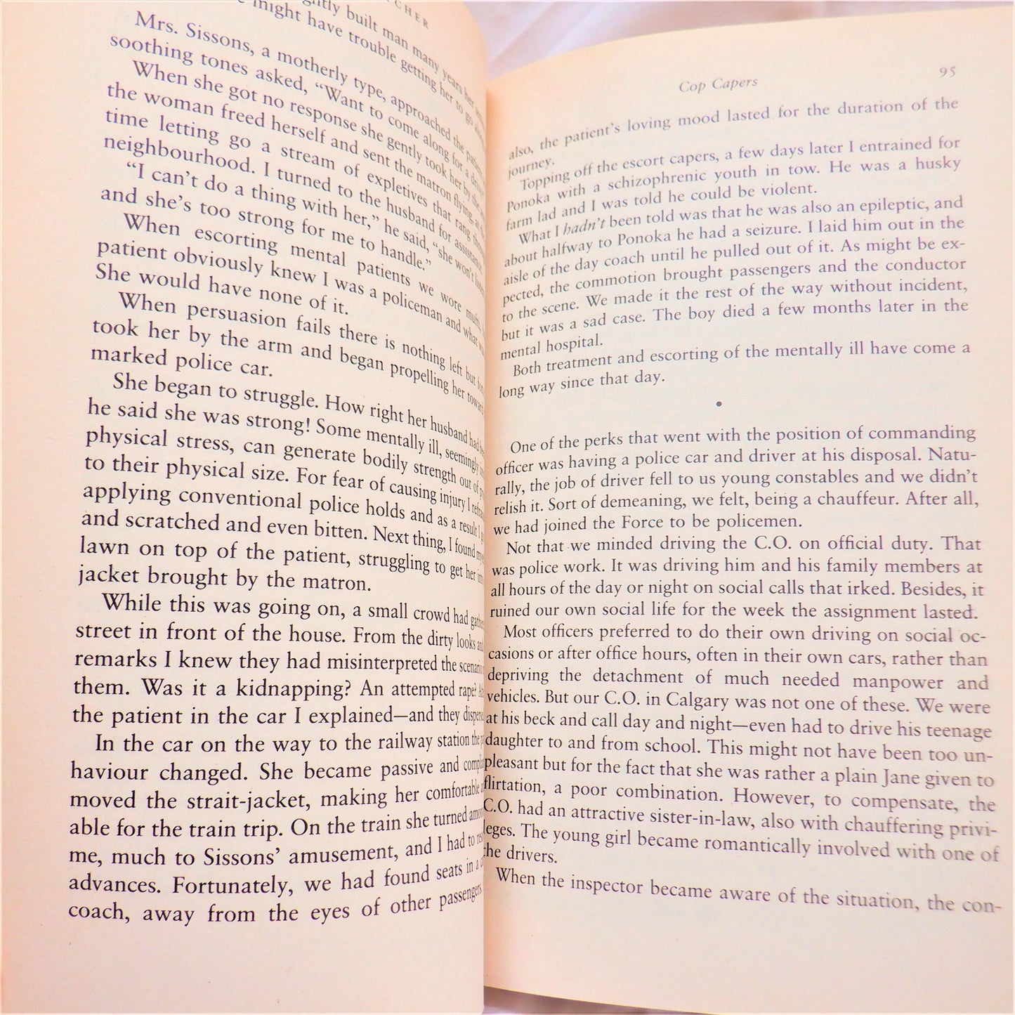 MANCATCHER, An Immigrant's Story of Logging, Policing, and Pioneering in the Canadian West, by Jack Fossum (1st Ed. SIGNED)