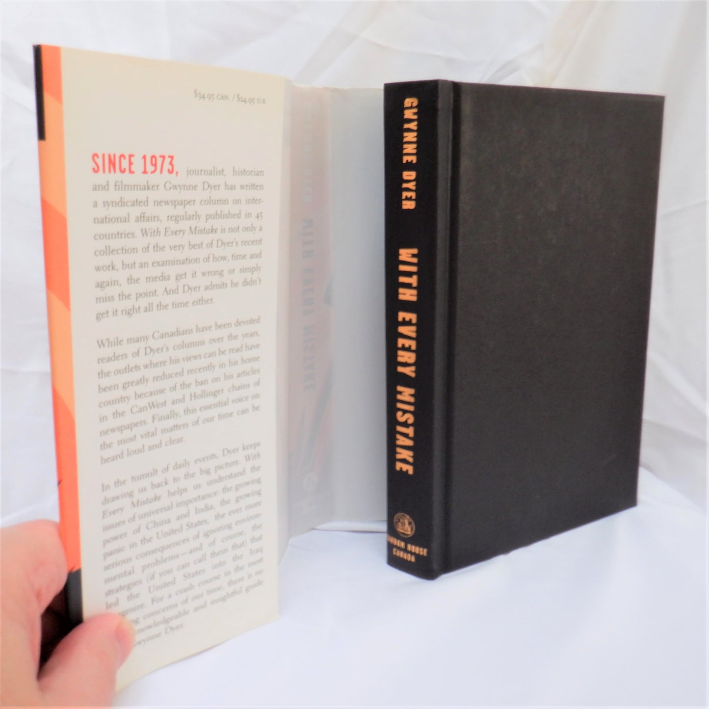 WITH EVERY MISTAKE, Essays by Gwynne Dyer (1st Ed. SIGNED)