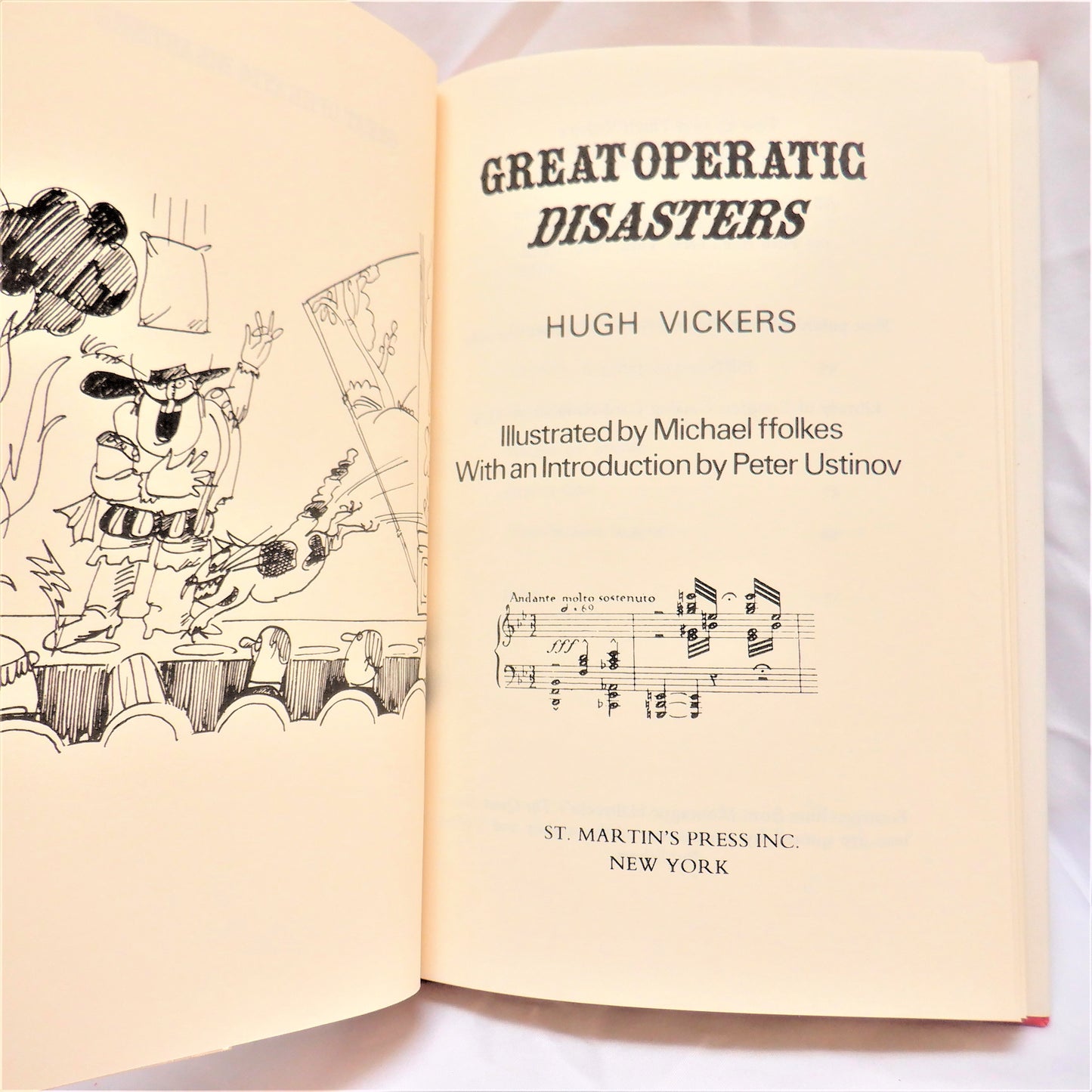 GREAT OPERATIC DISASTERS, Humour by Hugh Vickers (1979 1st Ed.)