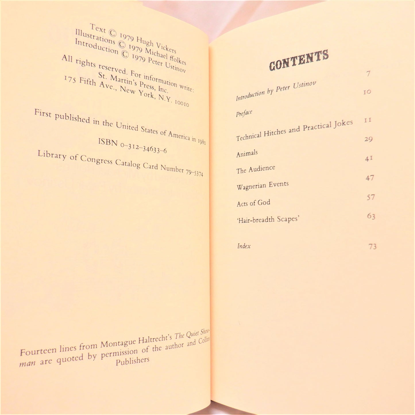 GREAT OPERATIC DISASTERS, Humour by Hugh Vickers (1979 1st Ed.)