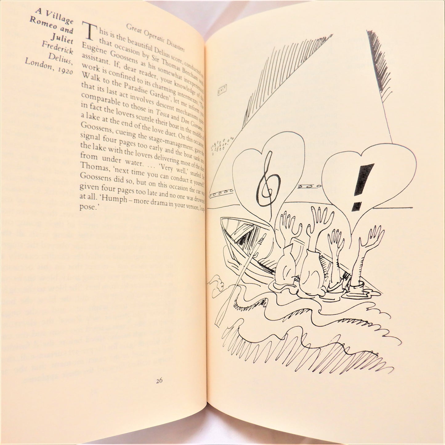 GREAT OPERATIC DISASTERS, Humour by Hugh Vickers (1979 1st Ed.)