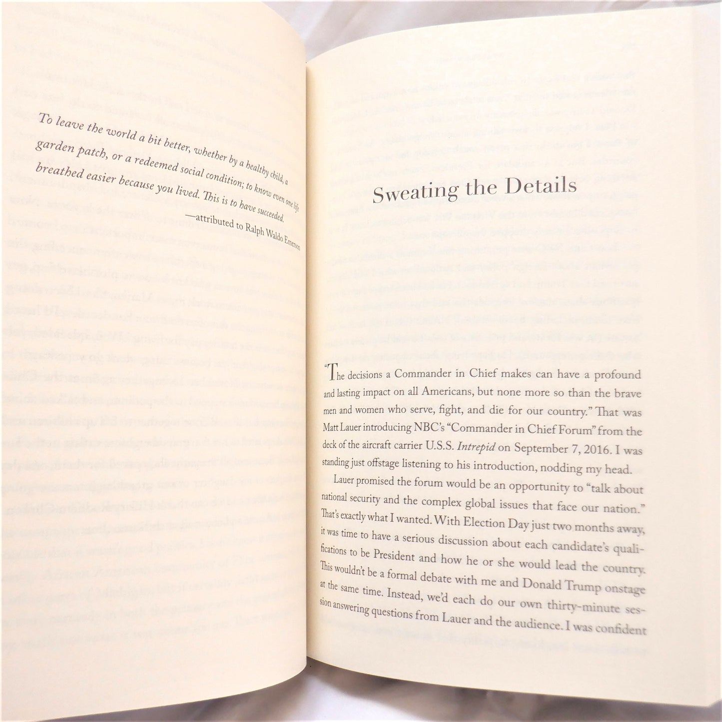 WHAT HAPPENED, The Memoir by Hillary Rodham Clinton (2017 1st Ed.)