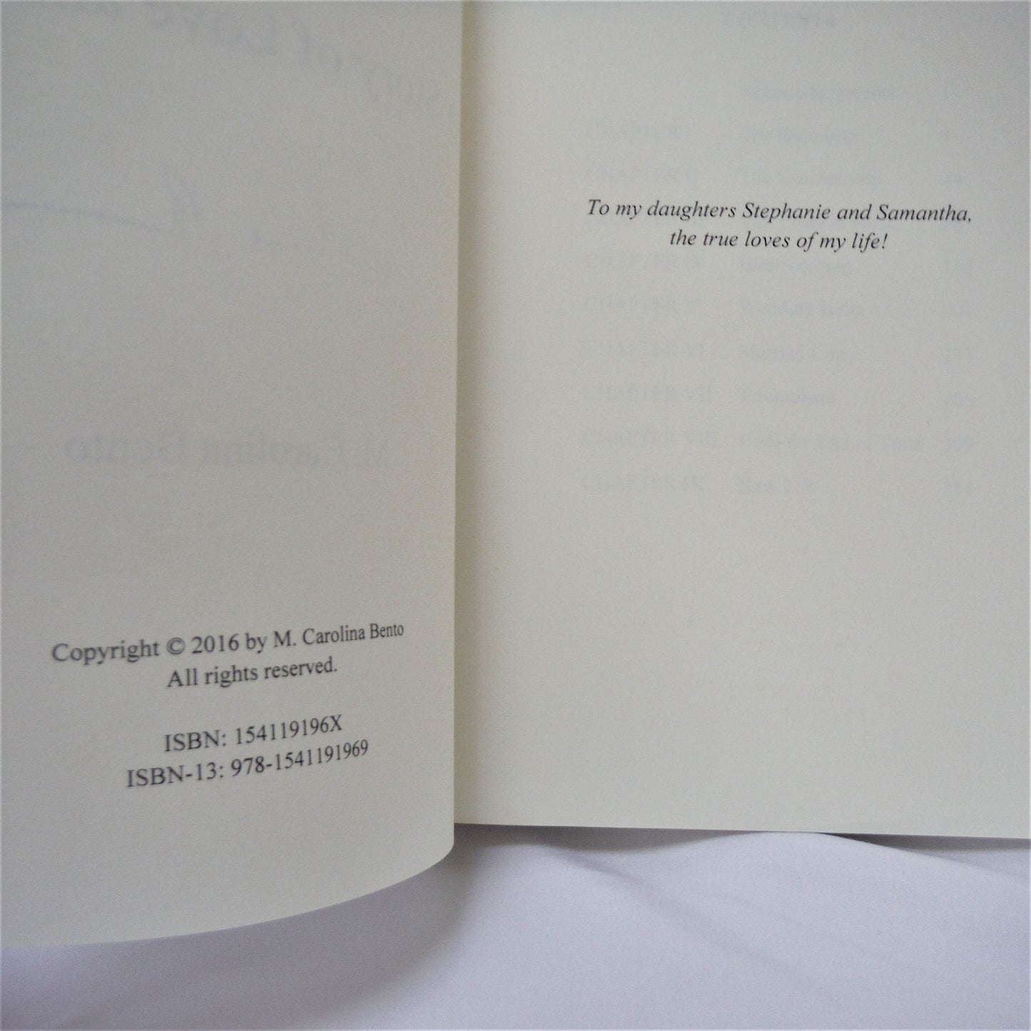 GRANDIOSO: A Story of Love and Life, by M. Carolina Bento (1st Ed. SIGNED)