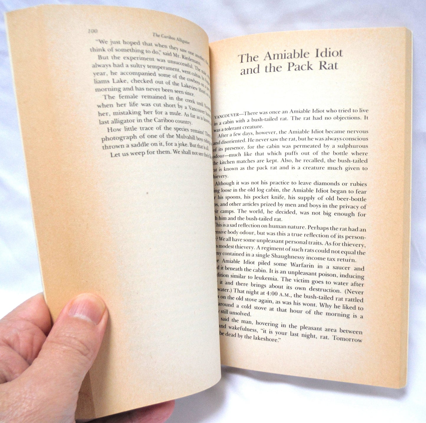 CHILCOTIN HOLIDAY: Short Stories by Paul St. Pierre, 1984