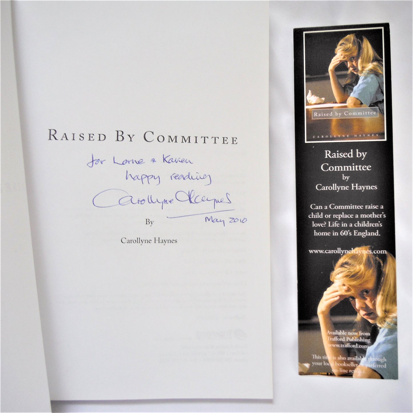 RAISED BY COMMITTEE, A Novel by Carollyne Haynes (1st Ed. SIGNED)