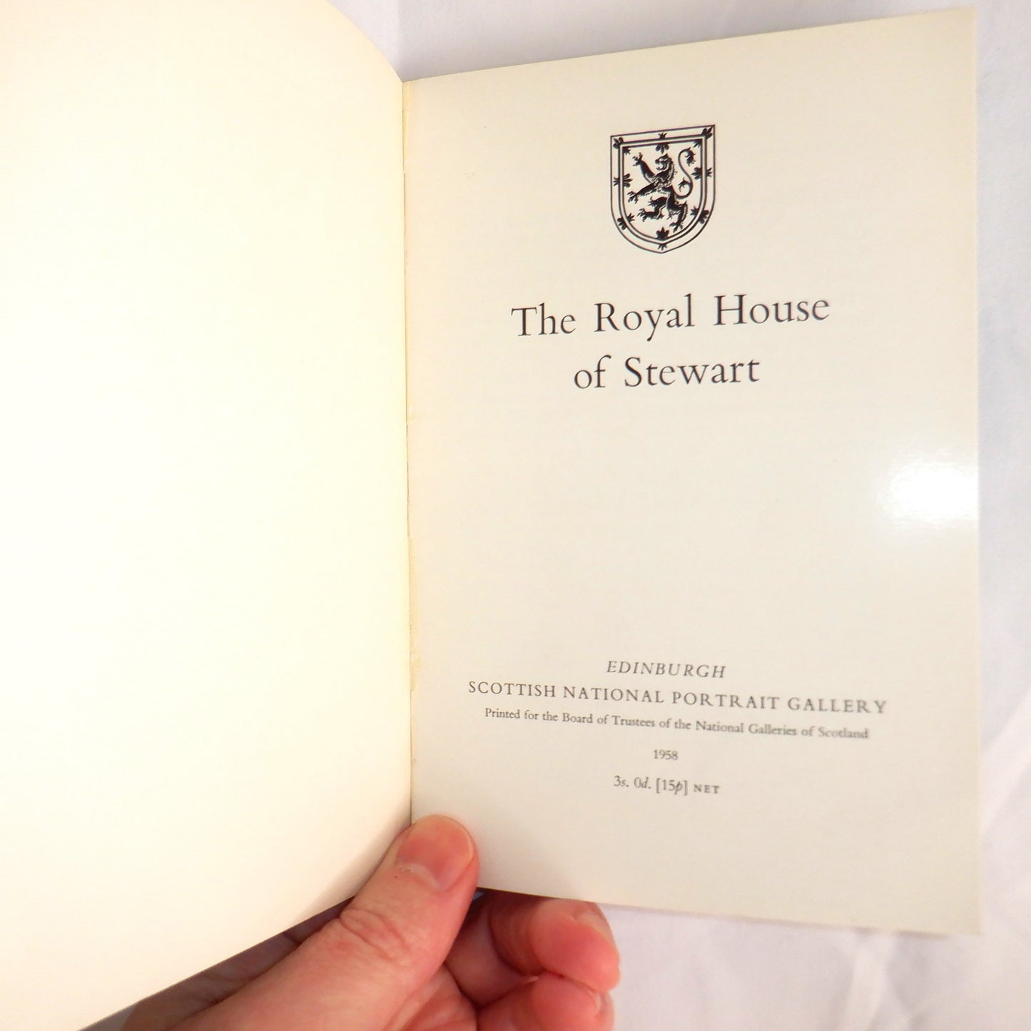 THE ROYAL HOUSE OF STEWART: A Small Picture Booklet by the Scottish National Portrait Gallery, 1970