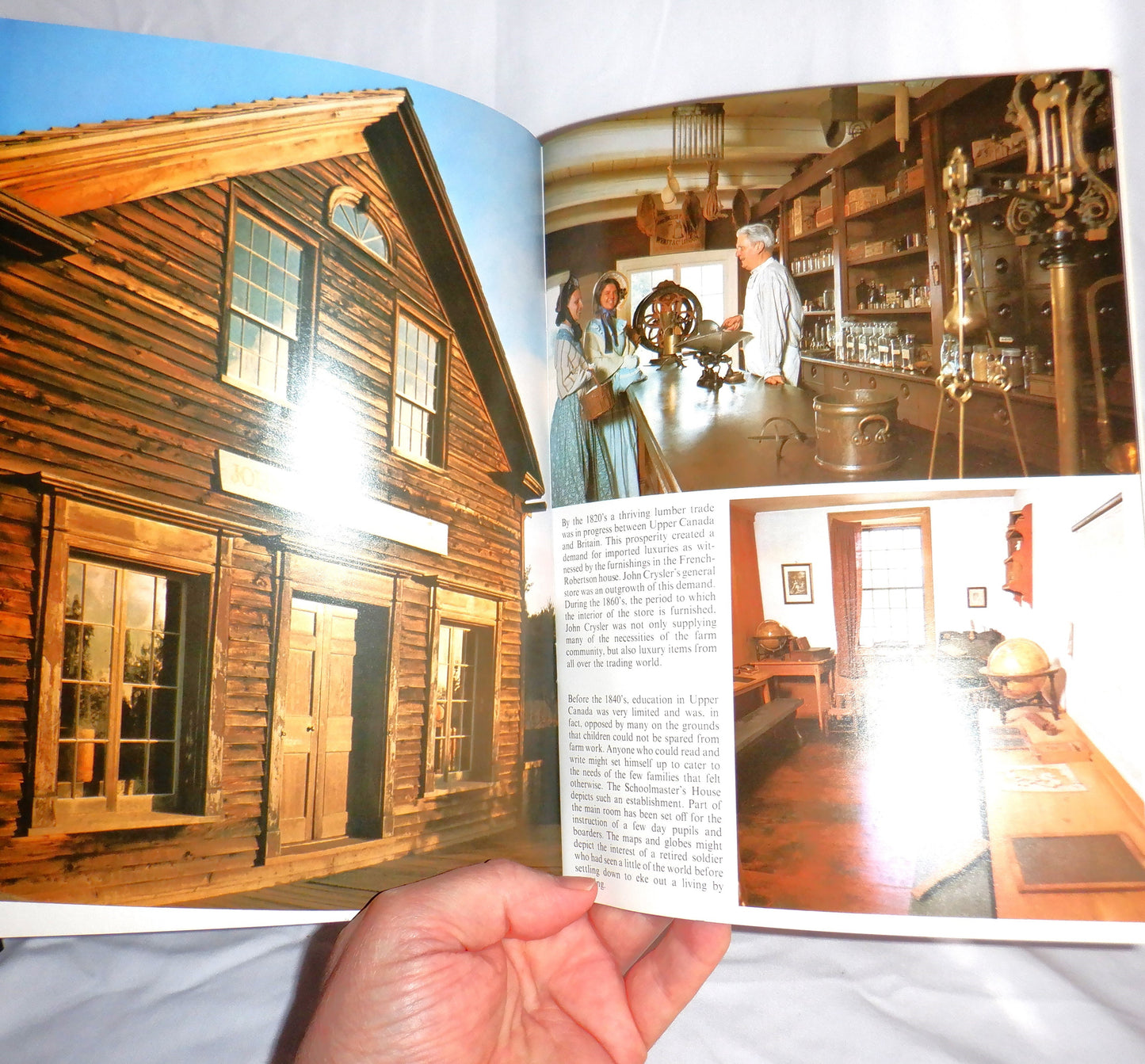 UPPER CANADA VILLAGE and OLD FORT HENRY, Ontario! A TRAVELPIC Publication Souvenir Tourist Guide Book, 1980