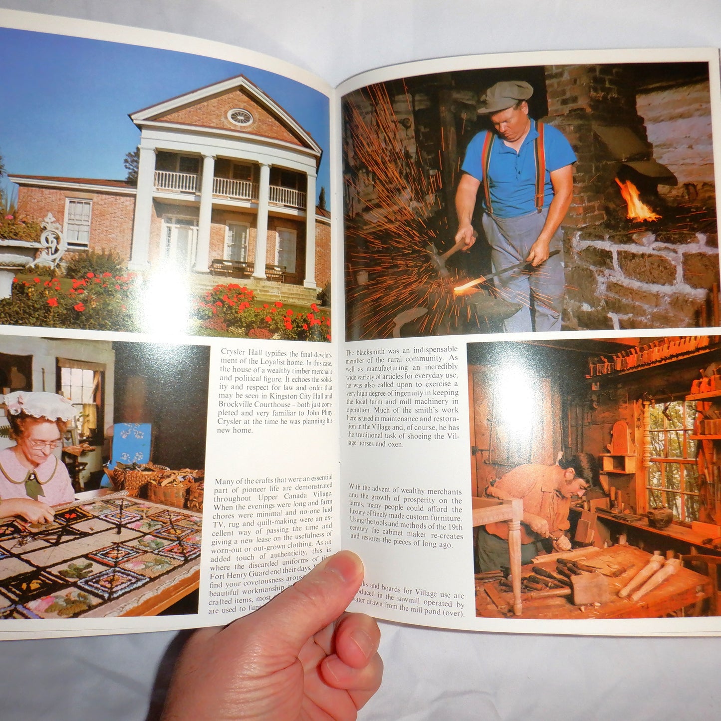 UPPER CANADA VILLAGE and OLD FORT HENRY, Ontario! A TRAVELPIC Publication Souvenir Tourist Guide Book, 1980
