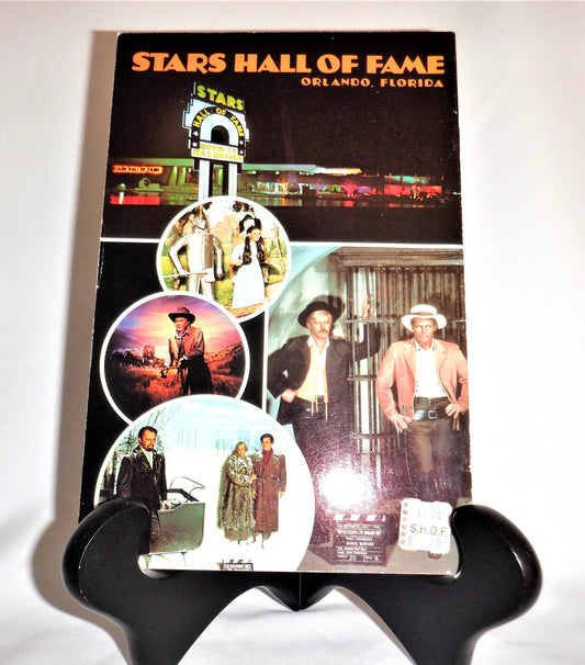 SIX FLAGS - STARS HALL OF FAME, Orlando's Giant Movie-TV Wax Museum Visitor Souvenir Guide Book, 1978