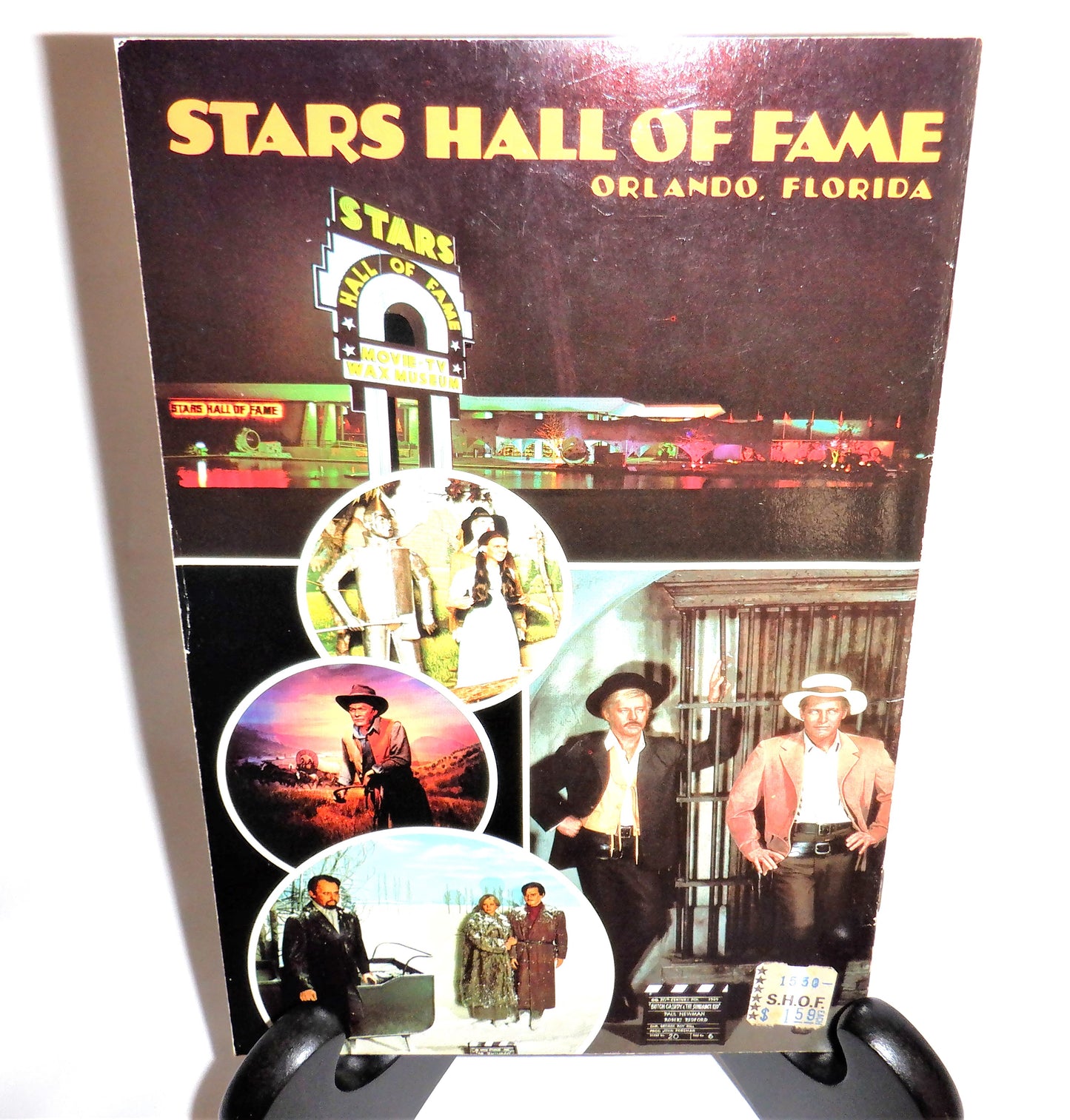 SIX FLAGS - STARS HALL OF FAME, Orlando's Giant Movie-TV Wax Museum Visitor Souvenir Guide Book, 1978