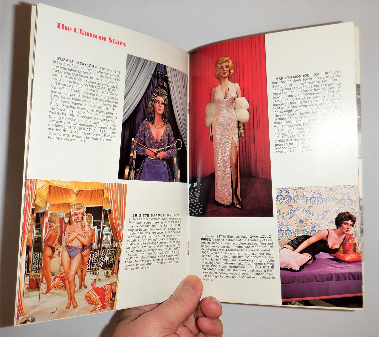 SIX FLAGS - STARS HALL OF FAME, Orlando's Giant Movie-TV Wax Museum Visitor Souvenir Guide Book, 1978