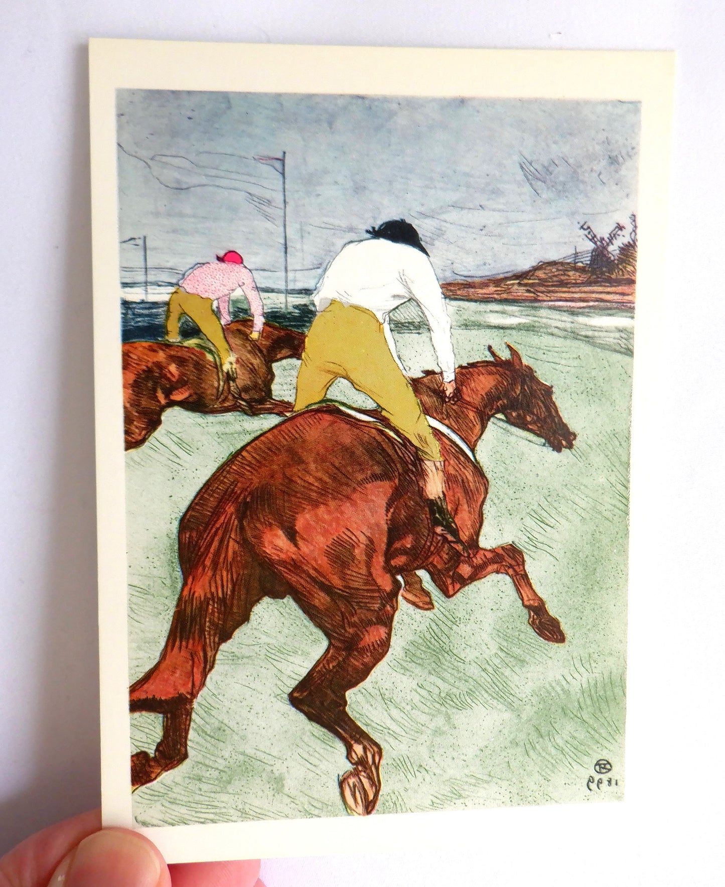 POSTCARD, Set of 2, Vintage Paintings by TOULOUSE-LAUTREC from FRANCE