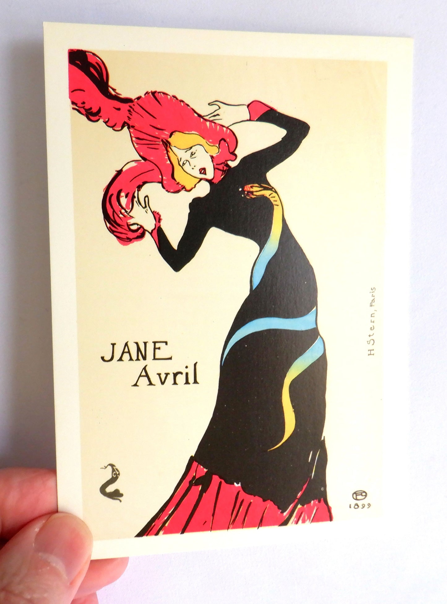 POSTCARD, Set of 2, Vintage Paintings by TOULOUSE-LAUTREC from FRANCE