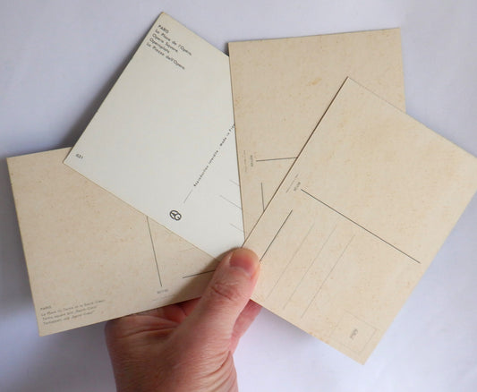 POSTCARD, Set of 4, Various Vintage Colour Postcards from Paris in FRANCE