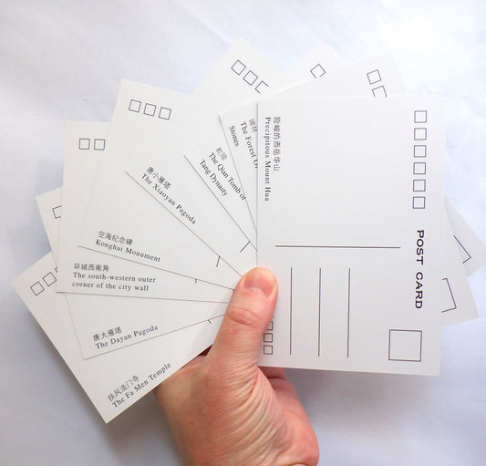 POSTCARD, Set of 8, Vintage Full-Colour Postcards of Famous Chinese Scenes, CHINA