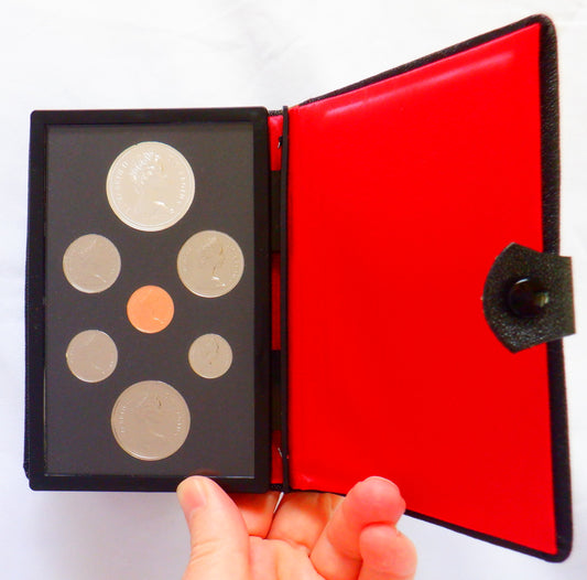 1976 Double Dollar 7-Coin CDN Prestige Set: LIBRARY OF THE CANADIAN PARLIAMENT 100th Anniversary
