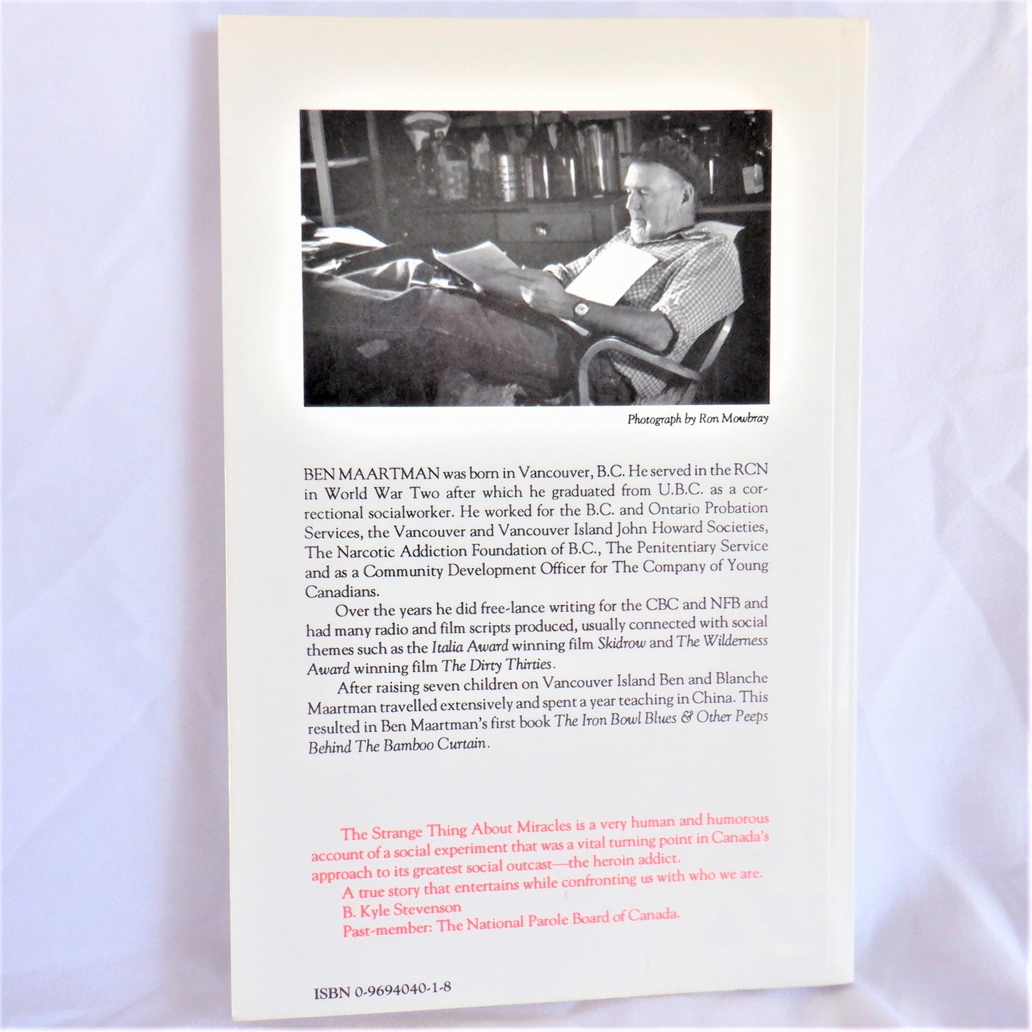 THE STRANGE THING ABOUT MIRACLES, Stories by Ben Maartman (1st Ed. SIGNED)