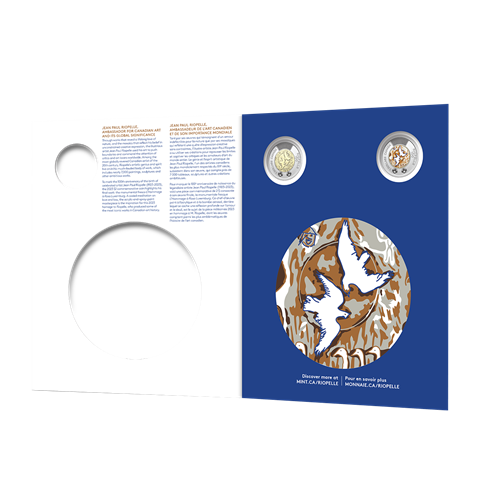2023 Commemorative Collector 7-COIN Keepsake Card – 100th Anniversary of the Birth of Jean Paul Riopelle