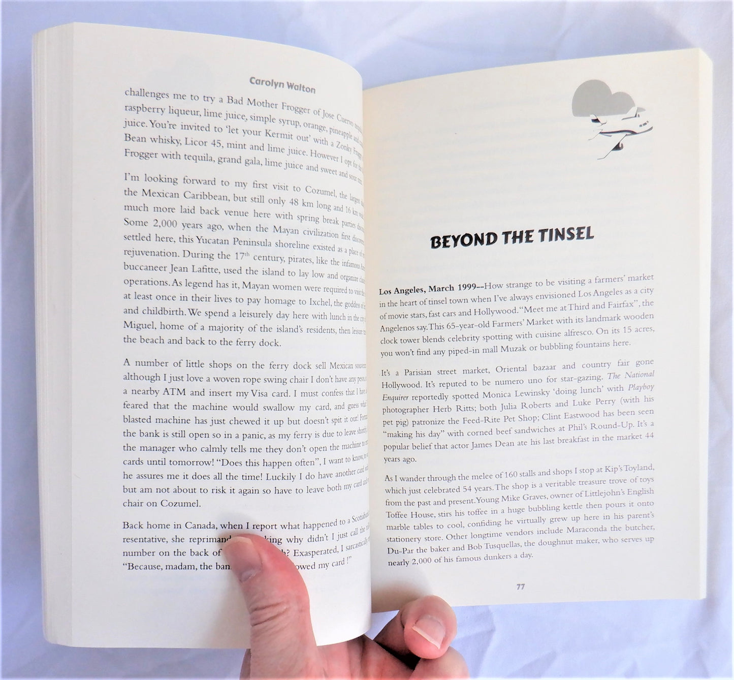 DIARY OF A MAD TRAVEL WRITER, Discovery & Misadventure on the Path Less Taken, Stories by Carolyn Walton (1st Ed. SIGNED)