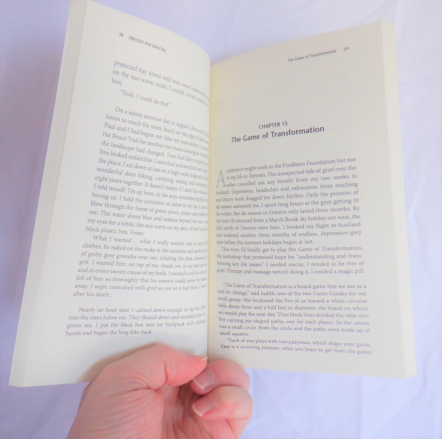 DRESSED FOR DANCING, My Sojourn in the Findhorn Foundation, by Leslie Hill (1st Ed. SIGNED)