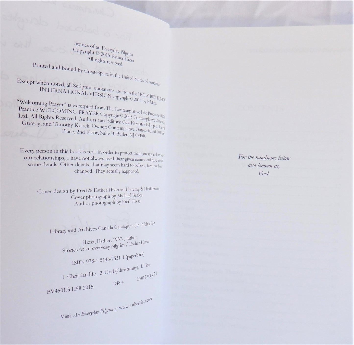 STORIES OF AN EVERYDAY PILGRIM, by Esther Hizsa (1st Ed. SIGNED)