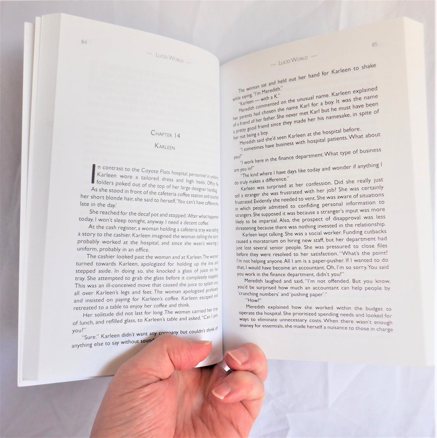 LUCID WORLD, A New-Age Young Adult Science-Fiction Book, by Denise Lammi (1st Ed. SIGNED)