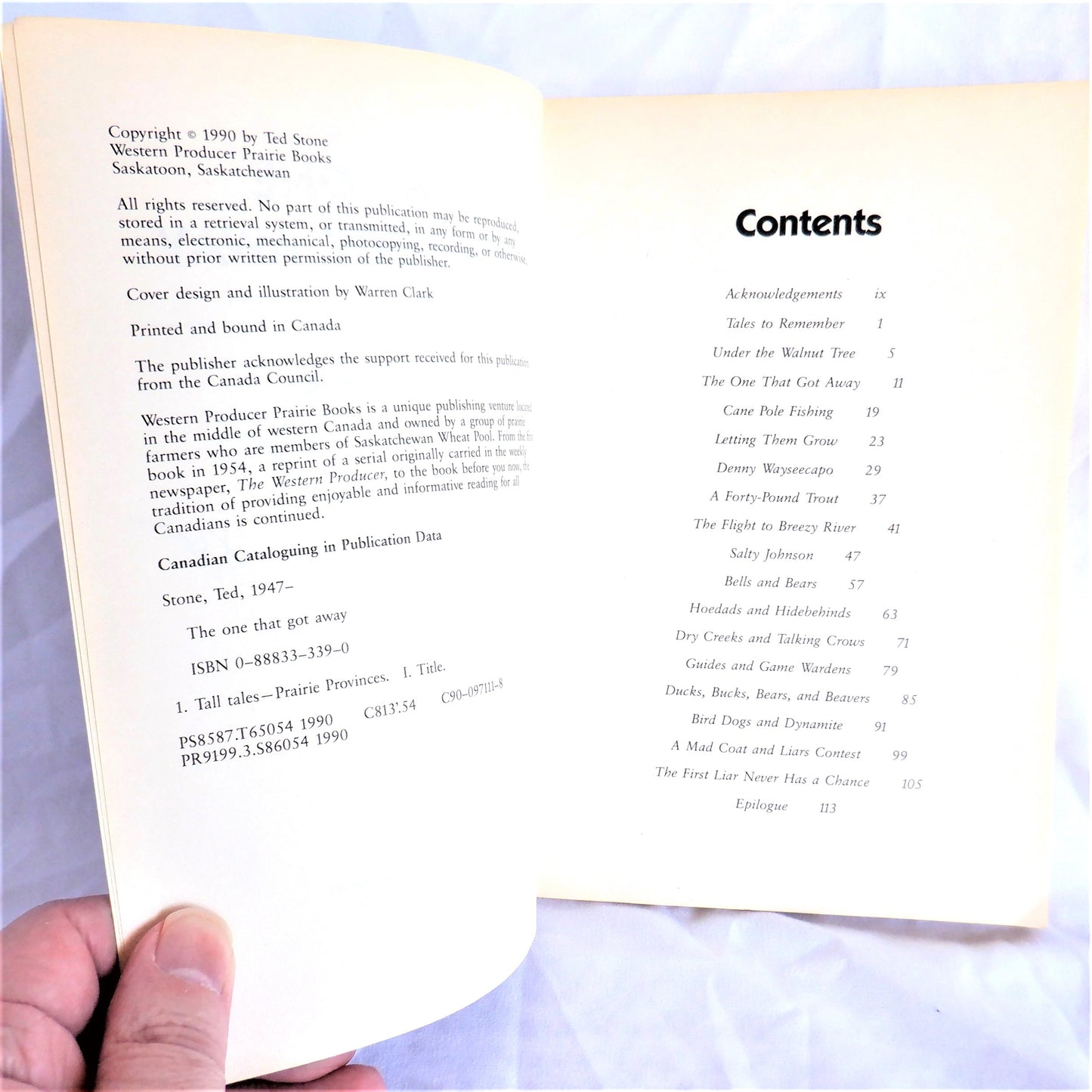 THE ONE THAT GOT AWAY, Tall Tales from the Great Outdoors, by Ted Stone (1st Ed. SIGNED)